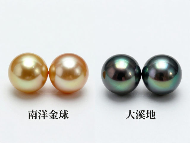 南洋金珠与大溪地黑珍珠对比，地中海珊瑚纹理独特，淡水海水珠怎么选？