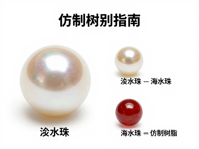 珍珠包体揭秘，淡水珠、海水珠与仿制树脂识别指南