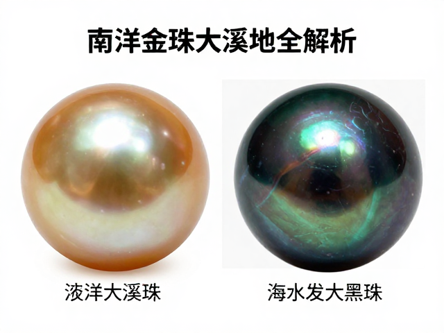 淡水珠vs海水珠，南洋金珠大溪地黑珍珠天然纹理与护身寓意全解析