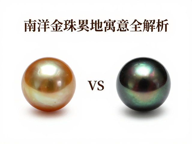 淡水珠vs海水珠,南洋金珠大溪地黑珍珠天然纹理与护身寓意全解析