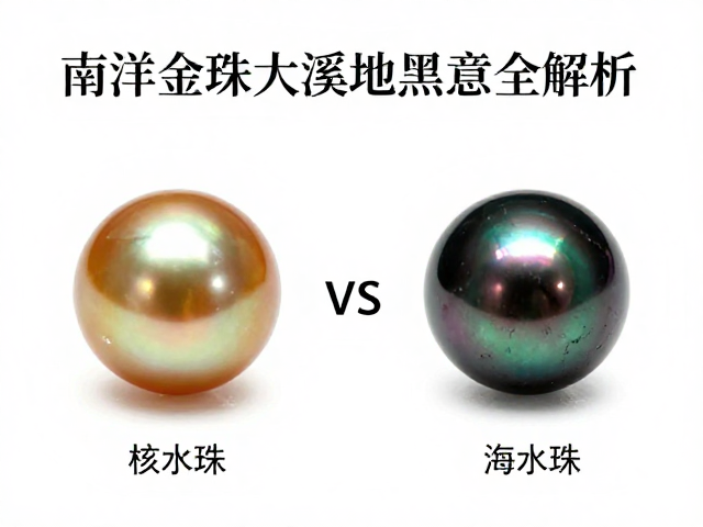 淡水珠vs海水珠,南洋金珠大溪地黑珍珠天然纹理与护身寓意全解析