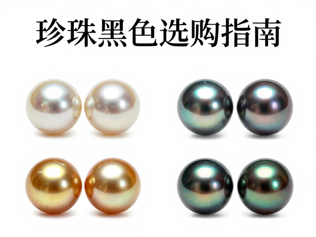 珍珠染色优化与圆度对称性解析,淡水珠、海水珠、南洋金珠、大溪地黑珍珠选购指南