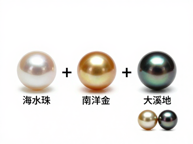 珍珠染色优化与圆度对称性解析,淡水珠、海水珠、南洋金珠、大溪地黑珍珠选购指南