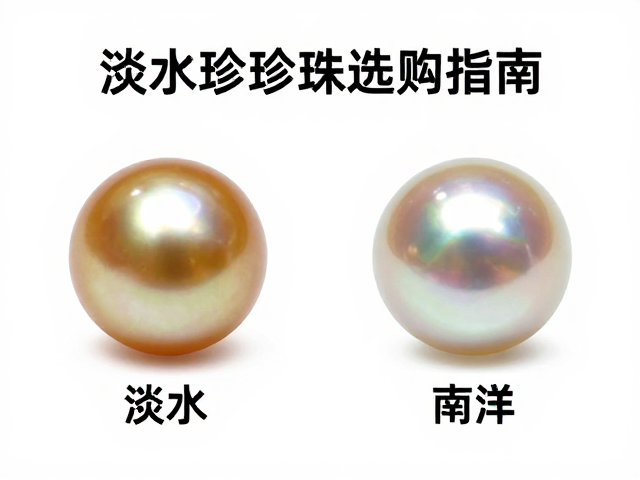 珍珠选购指南，淡水、海水、南洋金珠与马贝珠树脂光泽对比