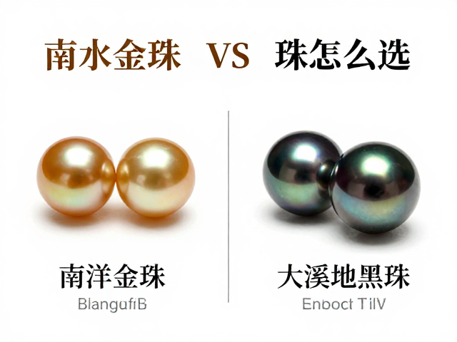 淡水珠vs海水珠怎么选?南洋金珠与大溪地黑珍珠日常轻奢佩戴指南