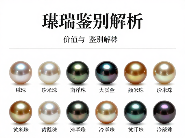 珍珠、煤精与有机宝石,淡水珠、南洋金珠、大溪地黑珠价值与鉴别全解析