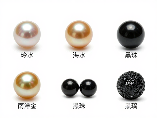 珍珠收藏指南,淡水、海水、南洋金珠与黑珠鉴赏,煤精搭配展示技巧