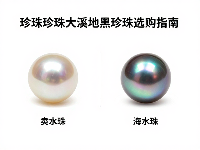 珍珠与海螺珠区别，淡水珠、海水珠、南洋金珠大溪地黑珍珠选购指南