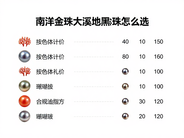 南洋金珠大溪地黑珍珠怎么选?珊瑚按色体计价,中式礼饰指南