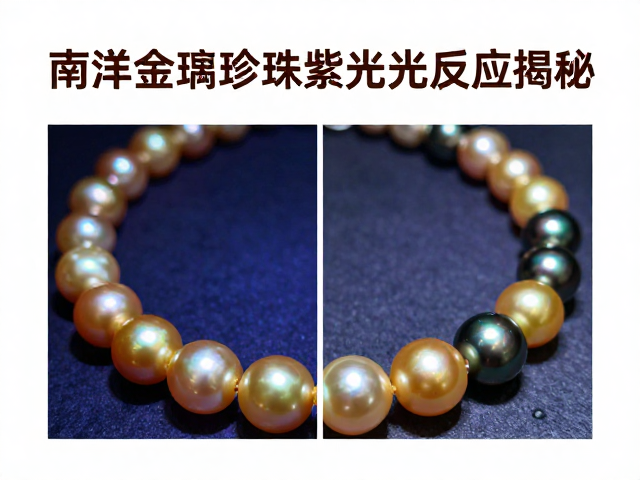 南洋金珠与大溪地黑珍珠紫外荧光反应揭秘,古典宫廷饰品鉴定指南