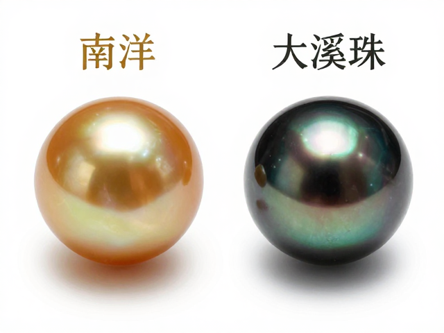 淡水珠vs海水珠,南洋金珠与大溪地黑珍珠的纹理抛光打磨全解析