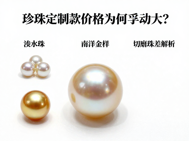 珍珠定制款价格为何浮动大?淡水珠、南洋金珠与切磨珠差异解析