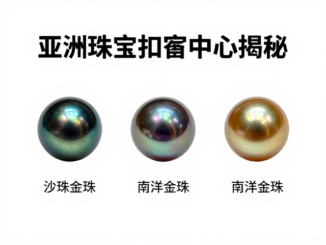 亚洲珠宝加工中心揭秘，淡水珠、南洋金珠、大溪地黑珍珠包体鉴别与选购指南