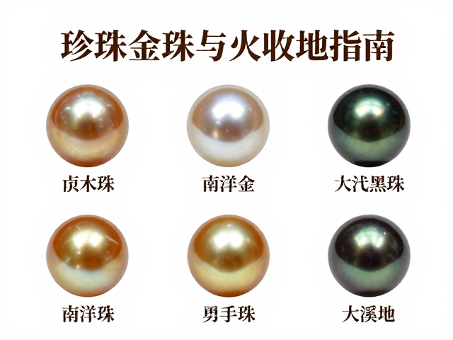 珍珠包体科普，淡水珠、南洋金珠与大溪地黑珠的收藏展示指南