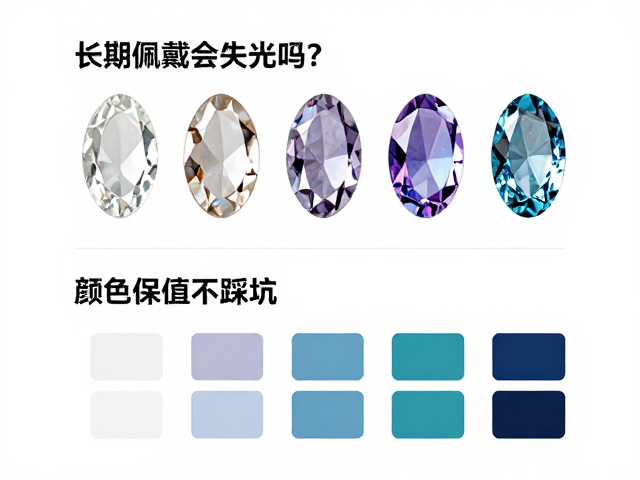 合成水晶长期佩戴会失光吗?颜色怎么选才保值不踩坑