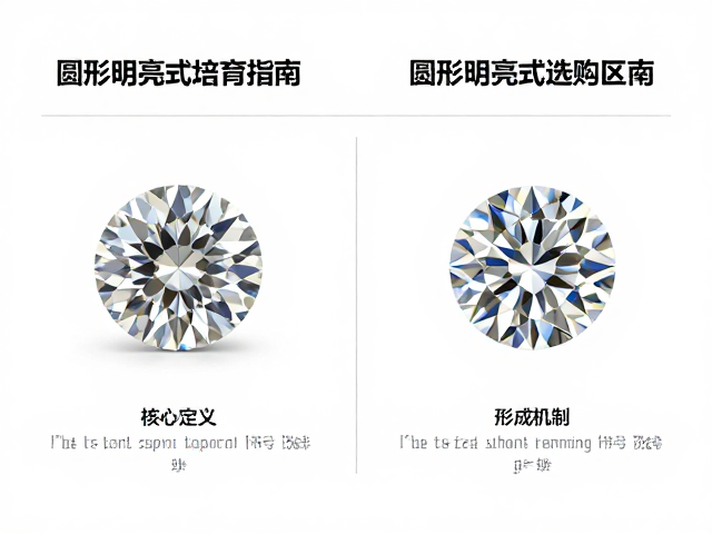 合成水晶与实验室培育钻石证书区别，圆形明亮式选购指南