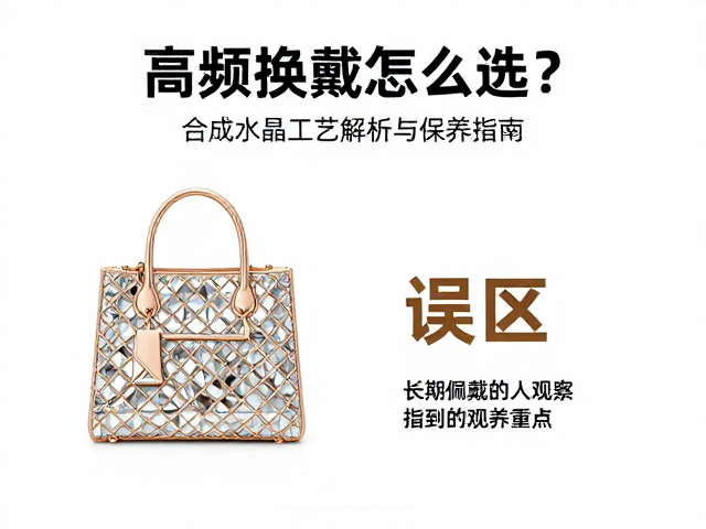 高频换戴怎么选?合成水晶包镶工艺解析与保养指南