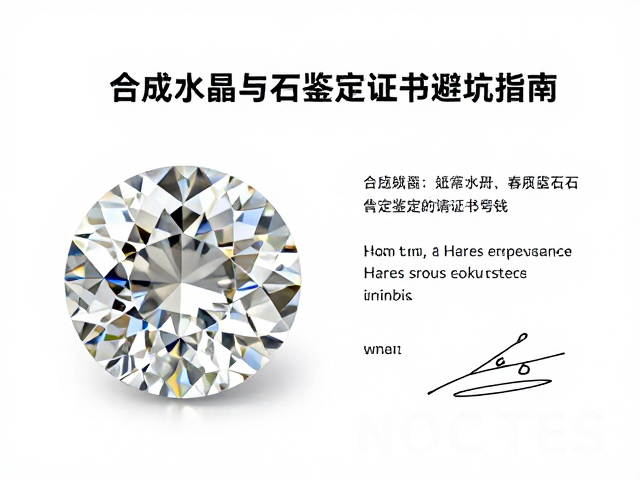 合成水晶与合成立方氧化锆如何鉴定?看宝石鉴定证书避坑指南