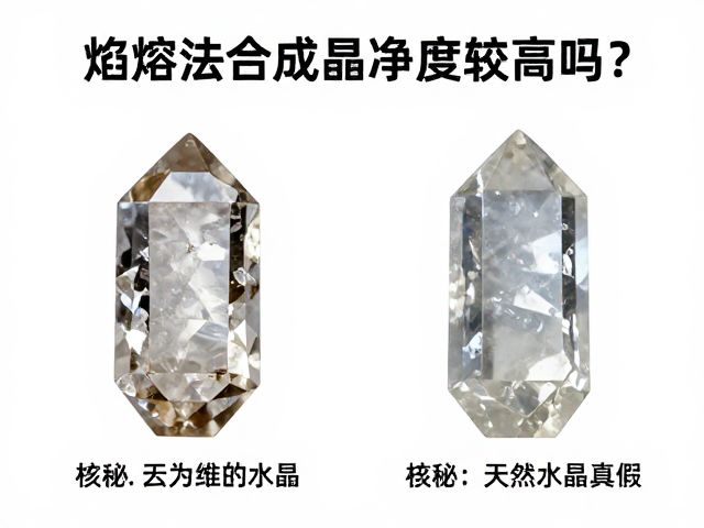 焰熔法合成水晶净度较高吗?揭秘合成水晶真假与选购指南