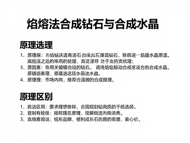 焰熔法合成钻石与合成水晶,原理、区别及选购避坑指南