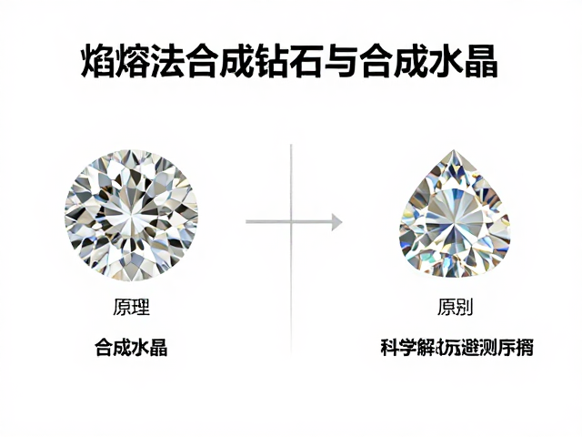 焰熔法合成钻石与合成水晶,原理、区别及选购避坑指南