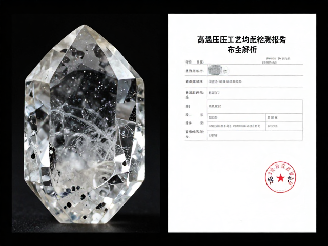 合成水晶真假怎么分?高温高压工艺与检测报告全解析
