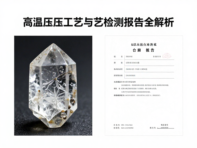 合成水晶真假怎么分？高温高压工艺与检测报告全解析