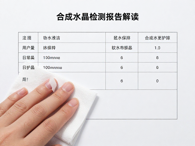 合成水晶检测报告解读，日常保养用软布擦拭更护晶