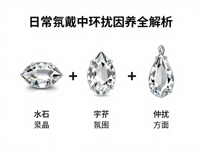 合成水晶日常轻奢首饰,镀膜处理工艺与保养全解析