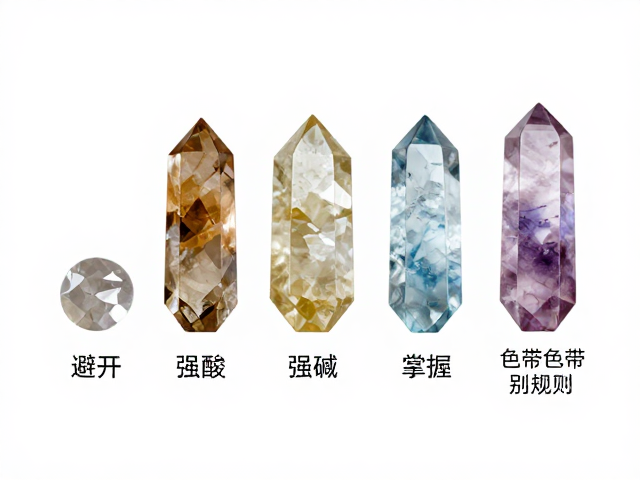 合成水晶保养，避开强酸强碱，掌握色带识别规则