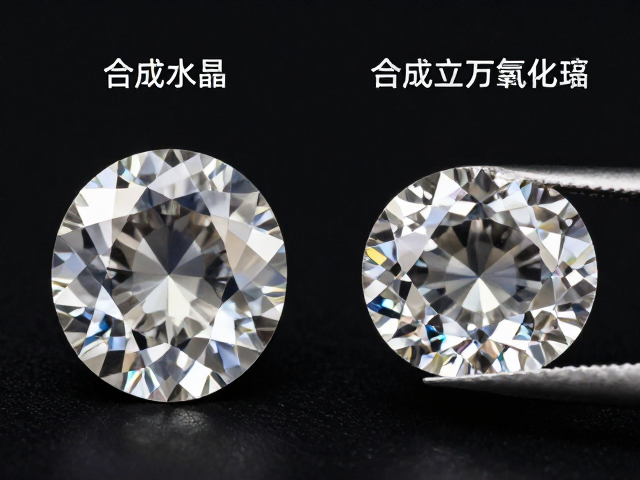 合成水晶与合成立方氧化锆区别，实验室培育宝石选购指南