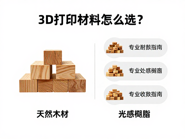 3D打印材料怎么选?天然木材与光敏树脂对比,附专业单独收纳指南