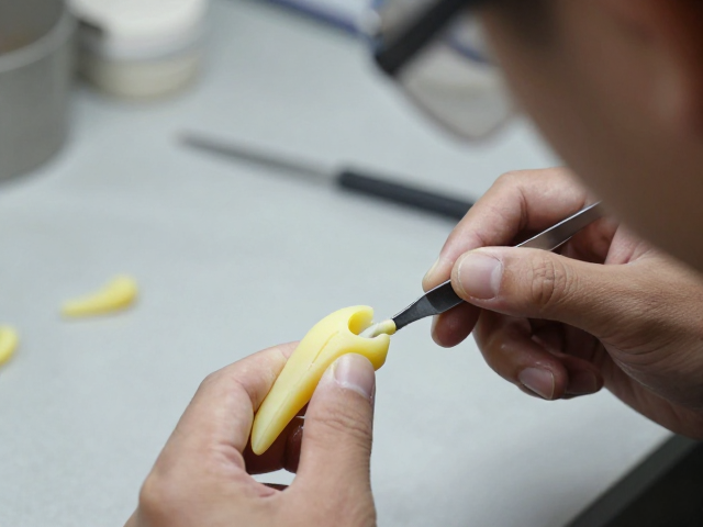 失蜡铸造教程,佩戴护目镜安全操作,详解爪位制作技巧