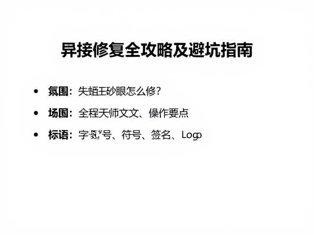 失蜡铸造砂眼怎么修?焊接修复全攻略及避坑指南
