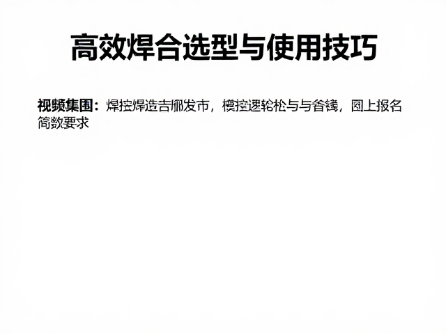失蜡铸造焊接通风指南,高效焊枪选型与使用技巧