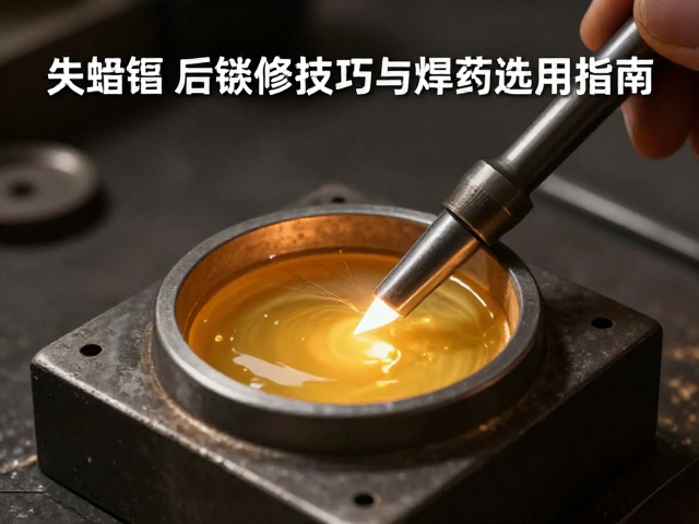失蜡铸造后锉修打磨技巧与焊药选用指南