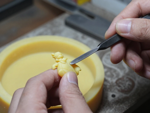 失蜡铸造胸针制作,锉刀修整细节与打磨技巧全解析
