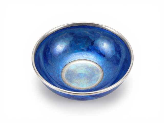 银胎烧蓝透明珐琅,细节修整工艺与成品鉴赏