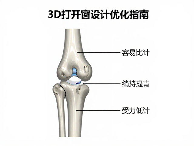 3D打印关节设计，比例、受力与开窗优化指南