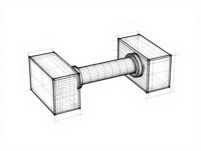 CAD建模练习,用建筑感线条打造活动关节结构教程