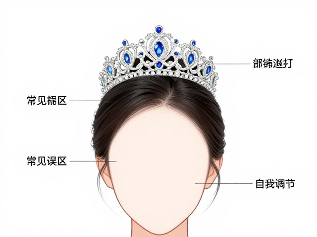 皇冠与簪钗的重心平衡,王冠佩戴技巧与舒适度解析