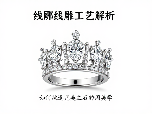 皇冠线雕工艺解析，如何挑选完美主石的王冠珠宝？
