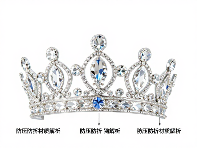 皇冠水晶王冠选购指南,防压防折材质解析