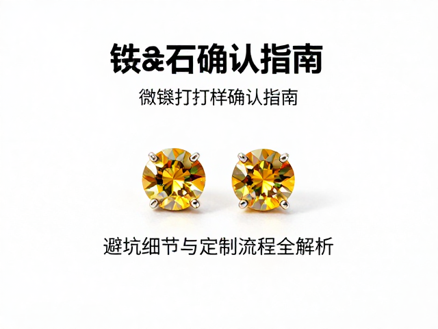 锆石微镶耳钉打样确认指南，避坑细节与定制流程全解析