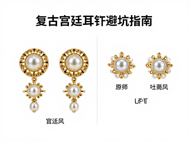 复古宫廷风耳钉怎么选？镶口工艺详解与避坑指南