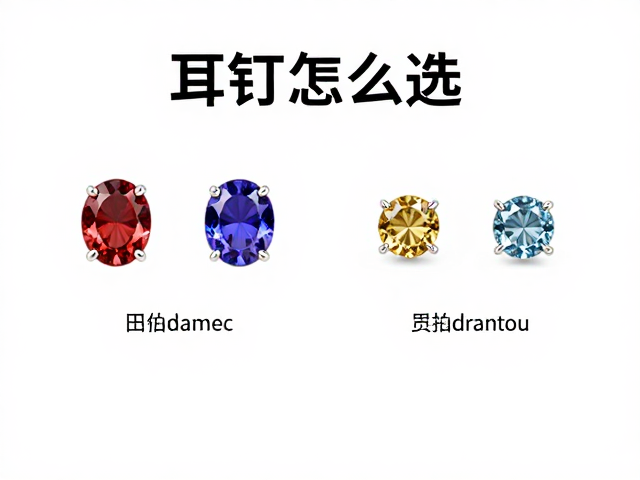 耳钉怎么选？彩色宝石耳针材质与佩戴指南