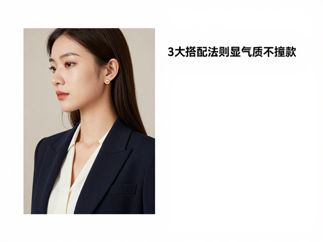 职场白领耳钉怎么选?3大搭配法则显气质不撞款
