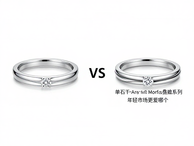 细戒叠戴成趋势？单石戒指VS叠戴系列，年轻市场更爱哪个？