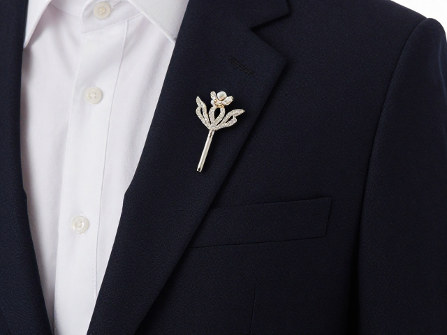 时装联名胸花，小体量点缀，精致胸针打造高级感穿搭