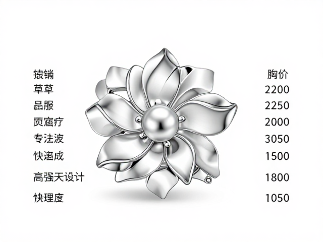 铂金胸针胸花定制，按工时计价详解，打造专属高定珠宝